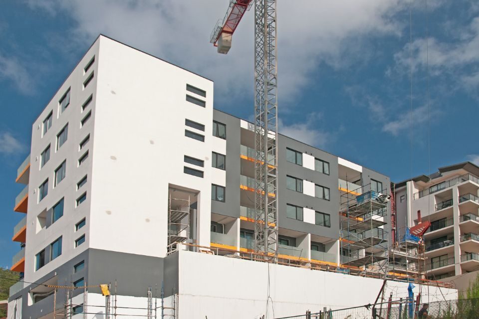 Construction of apartments NSW